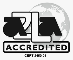 A2LA Accredited cert#2450.01