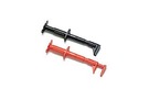 One pair (red, black) of flat, right angle design for connecting to bus bars
Adjustable collar provides 2 ranges of jaw openings up to 30 mm
CAT III 600 V, 5 A rating. UL listed
One year warranty