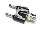 Designed to easily connect your DMM to a BNC patch cord. Use this adapter when connecting accessories that have a male BNC output.