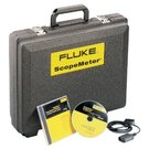 Fluke SCC120E FlukeView Software and Cable Hard Carrying Case, 15-1/2" Width x 13-1/2" Height x 4-3/4" Depth, Black, For 120 Series ScopeMeter