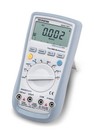 The GDM-300/400 Series Hand Held DMM are a compact, high precision, battery operated multimeter series designed to meet most of the daily needs for design engineers as well as service engineers. The GDM-300/400 series design is driven by mobile-oriented features, such as automatic power down to preserve battery life, a large backlight display for crisp viewing, a rotary selector switch and clear-cut push buttons to ease operation. The basic functions match the depth of bench-top multimeters: fuse-protected current input, true RMS for accurate AC measurements, Auto ranging, Duty cycle, and Relative mode. These compact, reliable, and economical devices are ideal for any engineer.