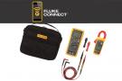 Fluke Connect Wireless test tools show real-time measurements from remote modules up to 20 meters away. Simultaneous readings on a single screen.