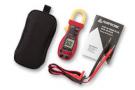 The Amprobe ACD-10 PLUS clamp multimeter has thinner jaws than standard digital clamp multimeters (only 0.4"/10mm thick) allowing access to tight measurement areas and still handles conductors up to 1.0 (25mm). 

It combines the convenience and flexibility of an AC/DC current clamp meter with the most frequently used digital multimeter functions, including ac/dc current and voltage, capacitance, and frequency.