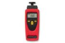 The Amprobe TACH20 Hand-held Tachometer accurately measures rotational or surface speed as well as length. It comes with a large LCD display that allows the user to easily read the measurement. It also has a built in memory function that permits automatic storage of maximum, minimum, average values plus the last measurement displayed.

The TACH20 Tachometer is supplied with all the necessary accessories designed with optimal mechanical stability to ensure accurate, reliable, and repeatable measurements. In addition to the mechanical adapter that accepts a variety of tips, as well as the surface speed wheel for contact rpm measurement, the TACH20 Tachometer can perform non-contact measurement by using the infrared beam function.