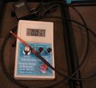 DC Gaussmeter with ultra thin transverse probe