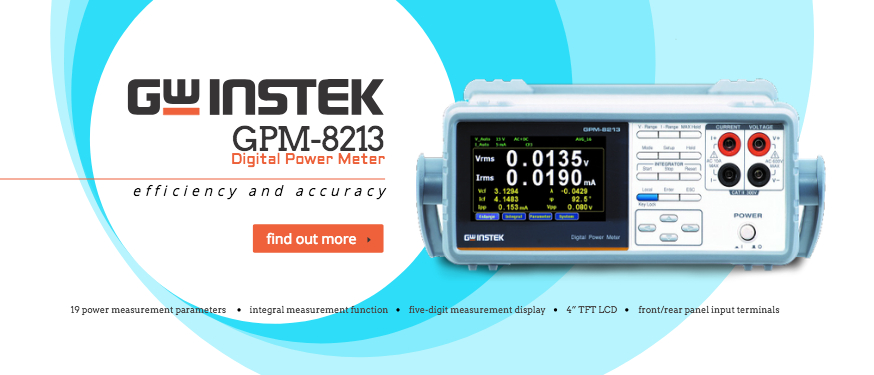 New Choice for Power Measurement ~ GW Instek GPM-8213